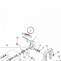 YAMAHA - NAKLADKA GUMOWA nr: 1D7272850000