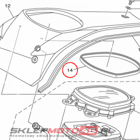 YAMAHA - WYPELNIENIE OWIEWKI nr: 1D7283470000