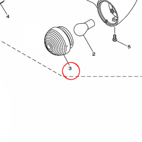 YAMAHA - klosz kier. nr: 1D7833122000