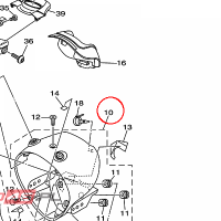 YAMAHA - WKLAD REFL. nr: 1D7843300100