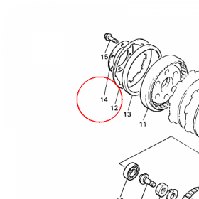 YAMAHA - PLATE, PRESSURE 2 nr: 1FK163520000