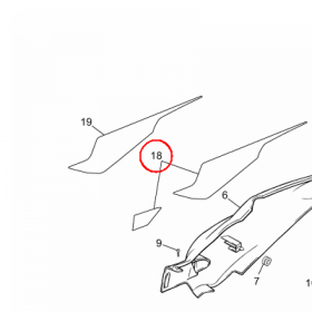 YAMAHA - NAKLEJKI KOMPL. nr: 1HDF174L0000