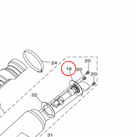 YAMAHA - WKLAD TLUMIKA nr: 1HPE47520000