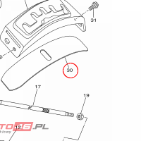 YAMAHA - OSLONA PRZCIWKURZOWA nr: 1HPE81540000