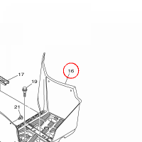 YAMAHA - COVER 2 nr: 1HPF74630000