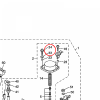 YAMAHA - JET, MAIN #63.8 nr: 1HX1423E2500