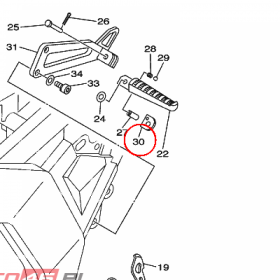 YAMAHA - WASHER, SPECIAL nr: 1HX274370000
