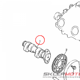 YAMAHA - WALEK ROZRZ. nr: 1JK121700000