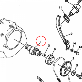 YAMAHA - WALEK ROZRZ. nr: 1KH121710100