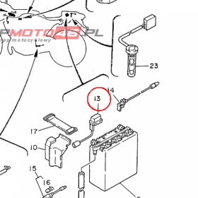YAMAHA - WIRE, PLUS LEAD nr: 1M1821150000
