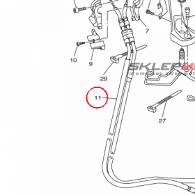YAMAHA - LINKA GAZU nr: 1MC263020000