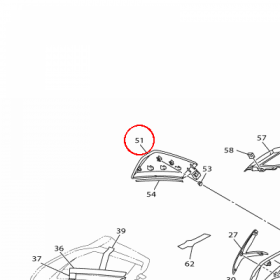 YAMAHA - VISOR, SIDE 2 nr: 1MC2830D00P0