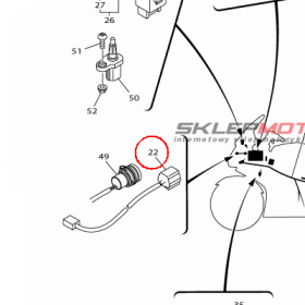 YAMAHA - WIRE, SUB LEAD nr: 1MC825090000