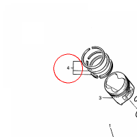 YAMAHA - pierscienie tlokowe nr: 1NL116100000