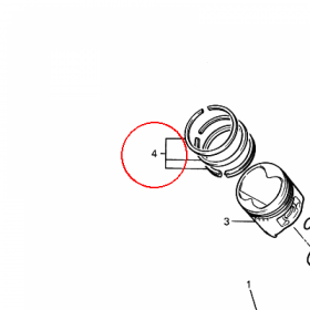 YAMAHA - pierscienie tlokowe nr: 1NL116100000