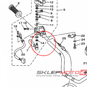 YAMAHA - WASHER nr: 1NV261290000