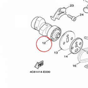 YAMAHA - WALEK ROZRZ. nr: 1P3E21700000