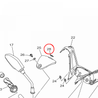 YAMAHA - EMBLEMAT LOGO nr: 1PAF836B0100