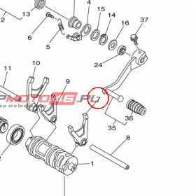 YAMAHA - wodzik nr: 1PE185110000