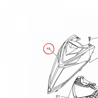 YAMAHA - PANEL PRZEDNI nr: 1PEF33917000