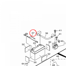 YAMAHA - WIRE, MINUS LEAD nr: 1PEH21160000