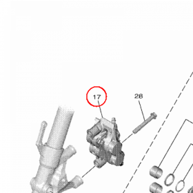 YAMAHA - ZACISK HAM. nr: 1RC2580U0000