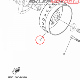 YAMAHA - WIRNIK nr: 1RC814500000