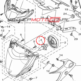 YAMAHA - zarowka nr: 1RC843140000