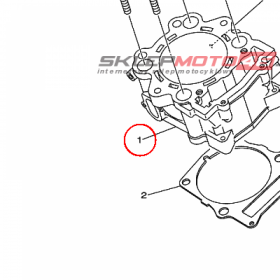 YAMAHA - CYLINDER nr: 1S3113100100