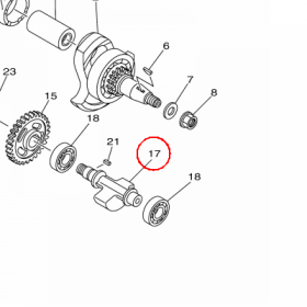 YAMAHA - WEIGHT 2 nr: 1S3114640000