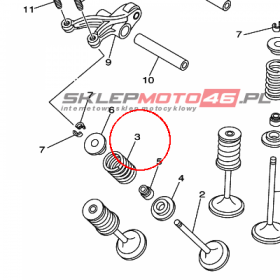YAMAHA - SPREZYNA ZAW. nr: 1S3121130000