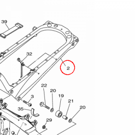 YAMAHA - RAMA DODATKOWA nr: 1S3211903800