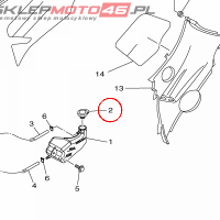 YAMAHA - KOREK ZB. OLEJU nr: 1S3218750000