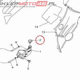 YAMAHA - KOREK ZB. OLEJU nr: 1S3218750000