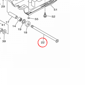 YAMAHA - WALEK nr: 1S3221410000
