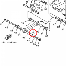 YAMAHA - ROD, CONNECTING 1 nr: 1S32217F0000