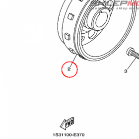 YAMAHA - WIRNIK nr: 1S3814500000