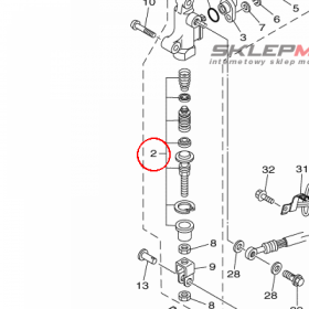 YAMAHA - ZESTAW NAPR. POMPY nr: 1S3W00425000