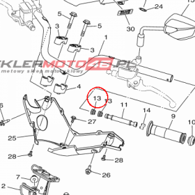 YAMAHA - PODKLADKA GUM. nr: 1S7F622F0000