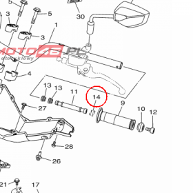 YAMAHA - STOPPER nr: 1S7F62570000