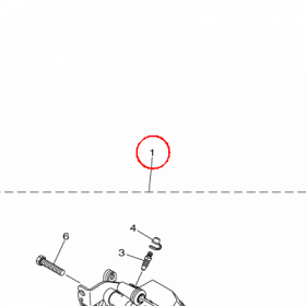 YAMAHA - ZACISK HAMULCOWY nr: 1SCF580V0000