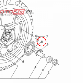 YAMAHA - WIRNIK nr: 1SD2517G0000