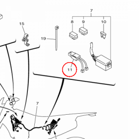 YAMAHA - WIRE, SUB LEAD nr: 1SL823090000