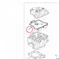 YAMAHA - uszczelka pokrywy zaw. nr: 1SM111930000