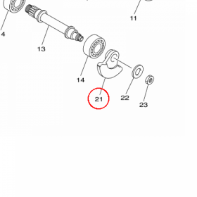 YAMAHA - WEIGHT 2 nr: 1SM114640000