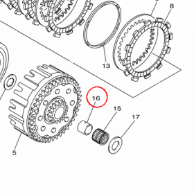 YAMAHA - TULEJA DYSTANS. nr: 1SM161810000