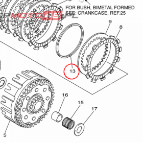 YAMAHA - SPREZYNA SPRZEGLA nr: 1SM163830000