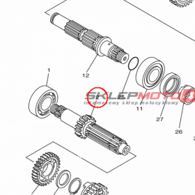 YAMAHA - WALEK SKRZYNI. B. nr: 1SM174110000
