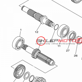 YAMAHA - WALEK SKRZYNI. B. nr: 1SM174110000