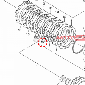 YAMAHA - przekladka sprzegla nr: 1TA163250000 > 1TA163251000